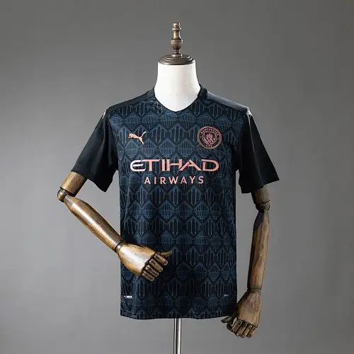 Camiseta Retro Manchester City 20/21 Segunda Equipación S-XXL9