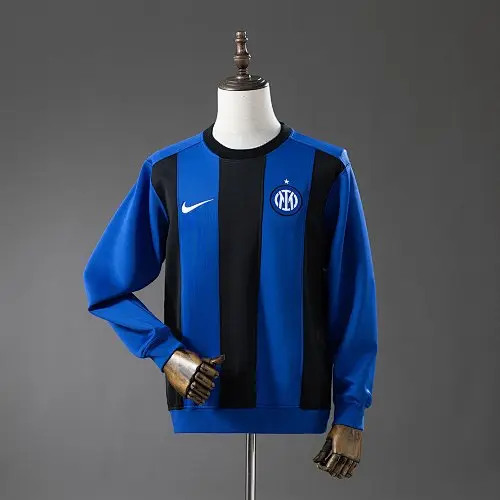 Sudadera de manga larga Inter de Milán 25/26 - Azul oscuro y negro M-4XL7