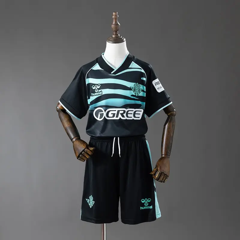 Real Betis 25/26 Third Away Kids Kit Jersey SIZE 16-28