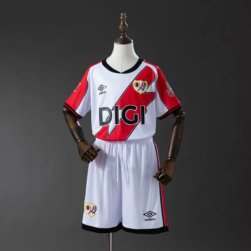 Rayo Vallecano 25/26 Home Kids Size: 16-28